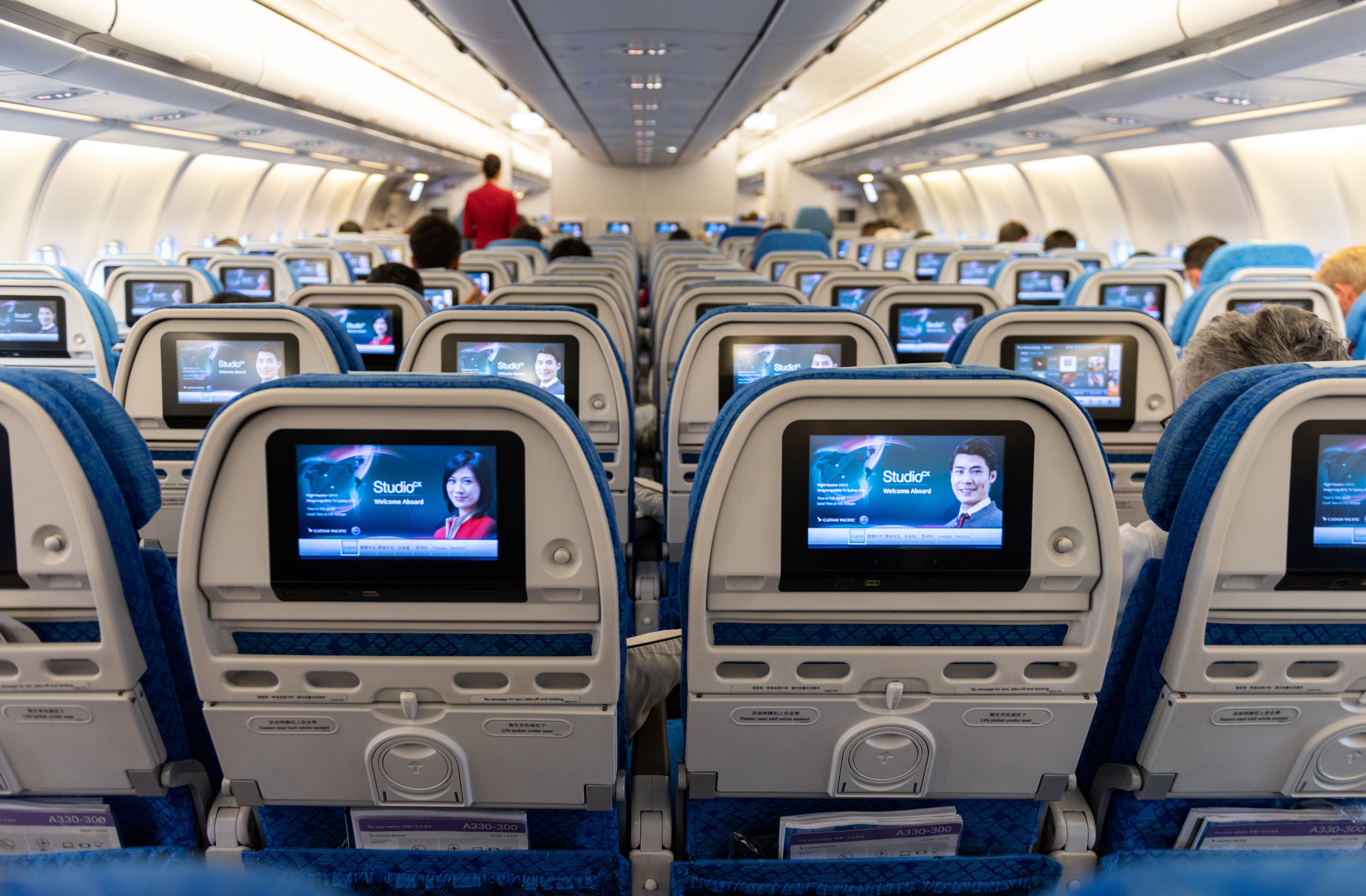 Cathay Pacific A330 Economy Seats