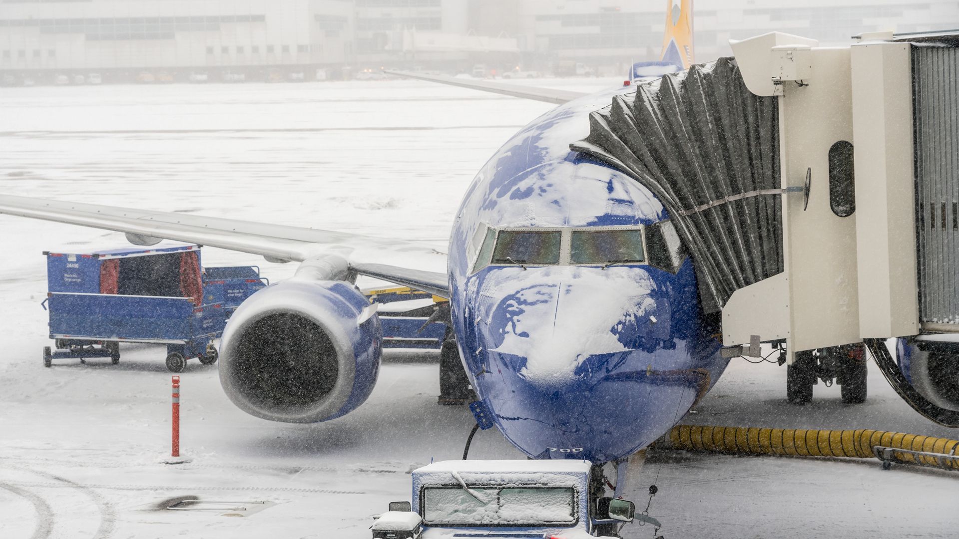 southwest airlines snow