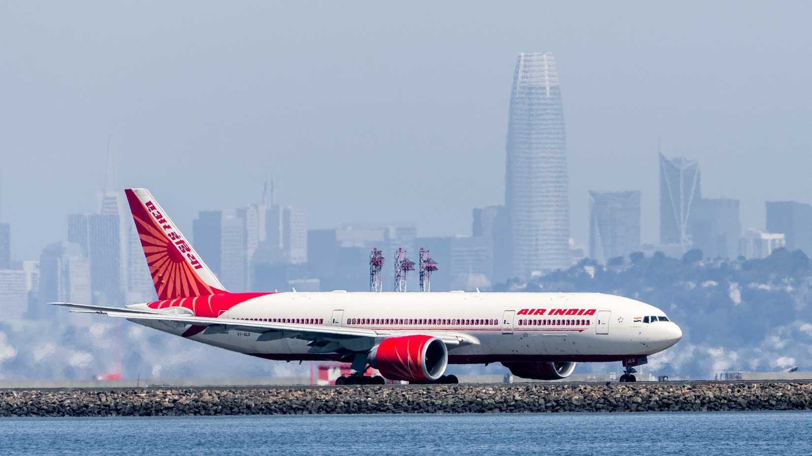 Air India 777-200LR Taxiing