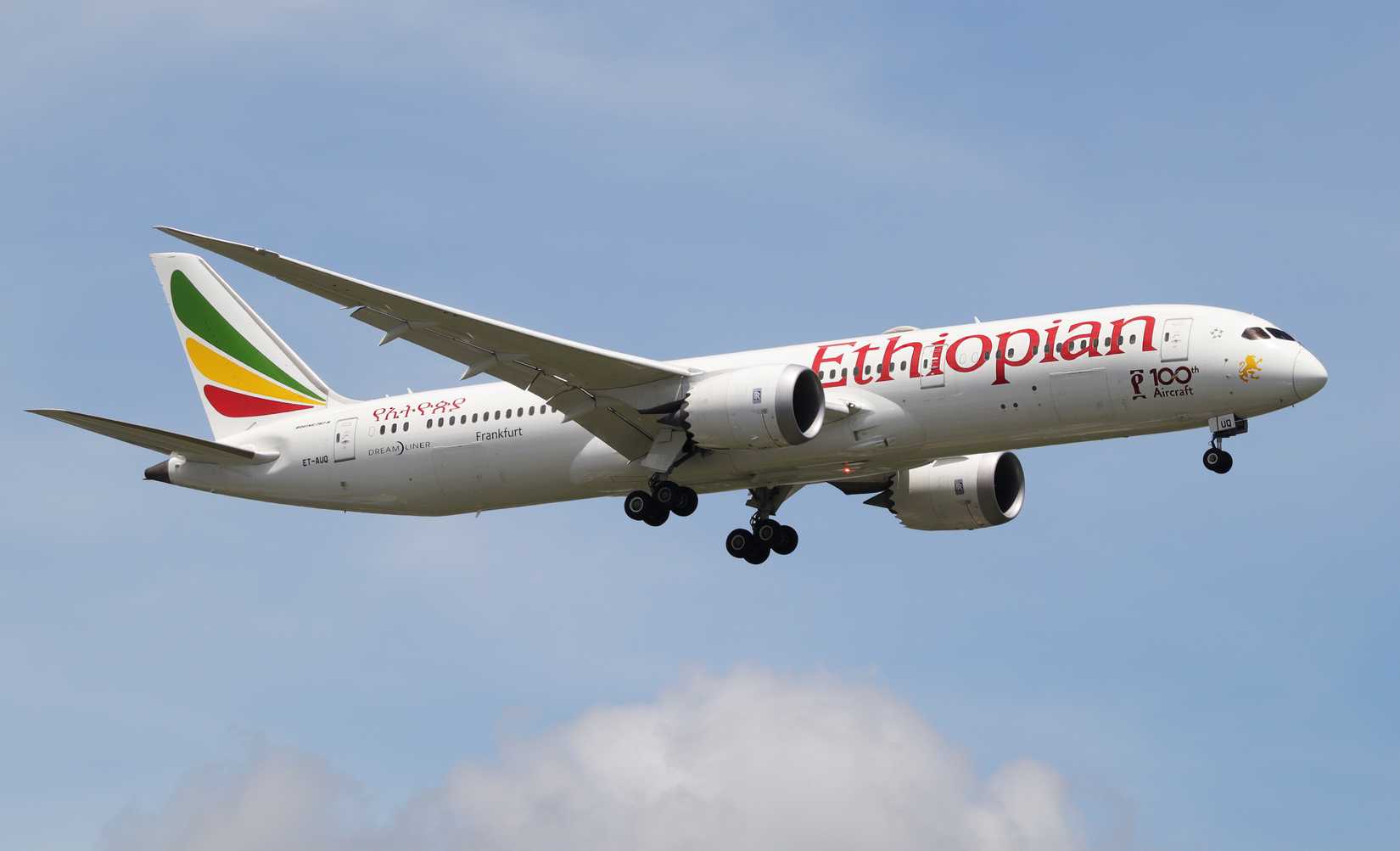 Ethiopian Airlines Boeing 787 Landing In Bangkok