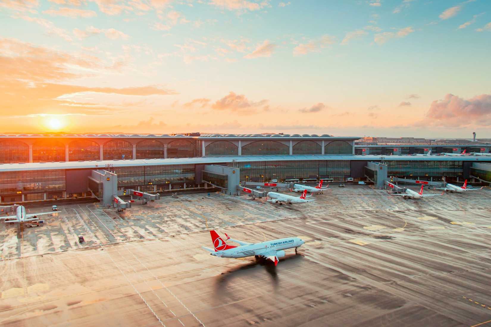 Istanbul Airport sunrise