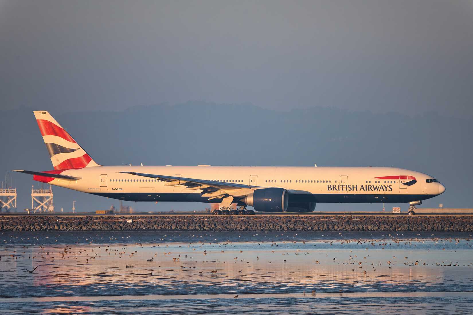 British Airways 777 In San Francisco
