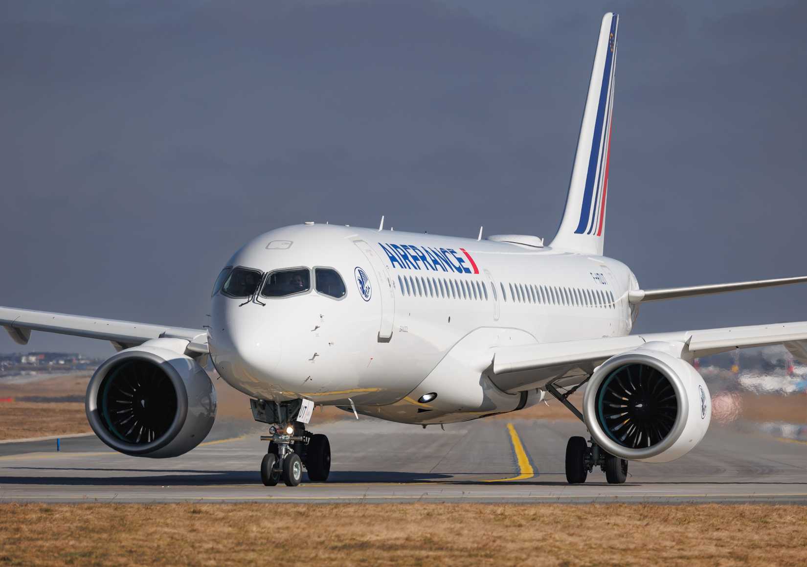 Air France A220 Taxiing