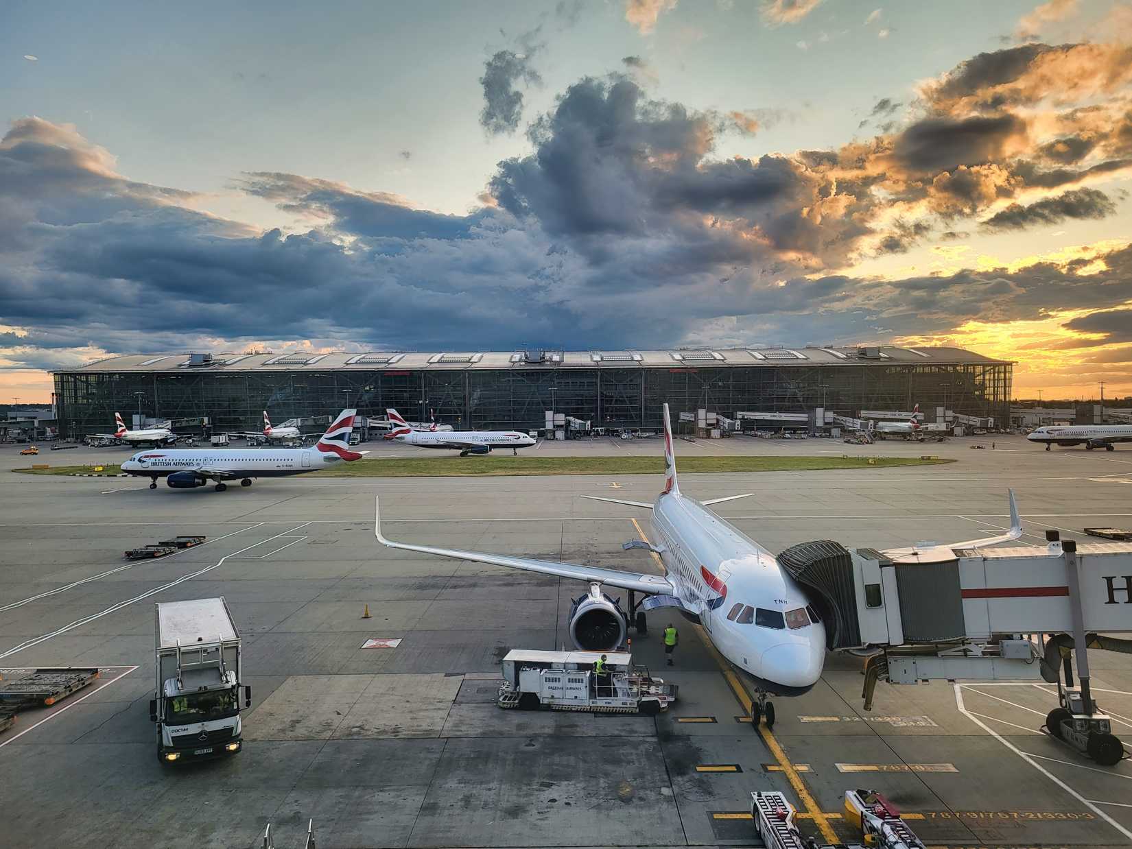 BA Planes At Heathrow