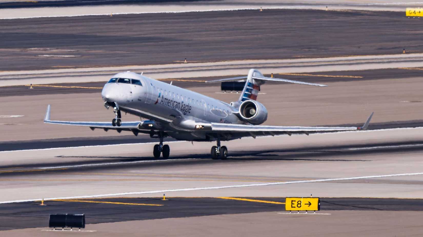 American CRJ Takeoff