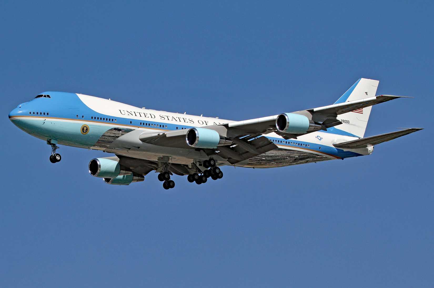 USAF Boeing 747 Air Force One Inflight