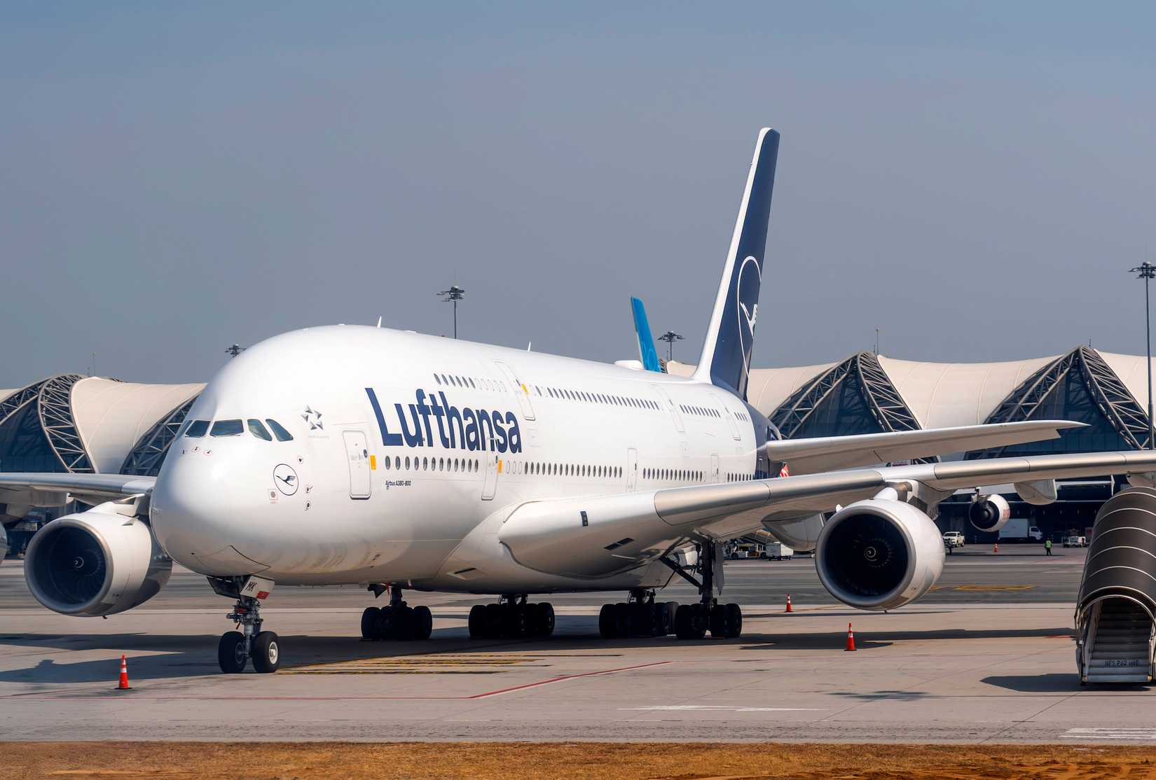 Lufthansa A380 In Bangkok