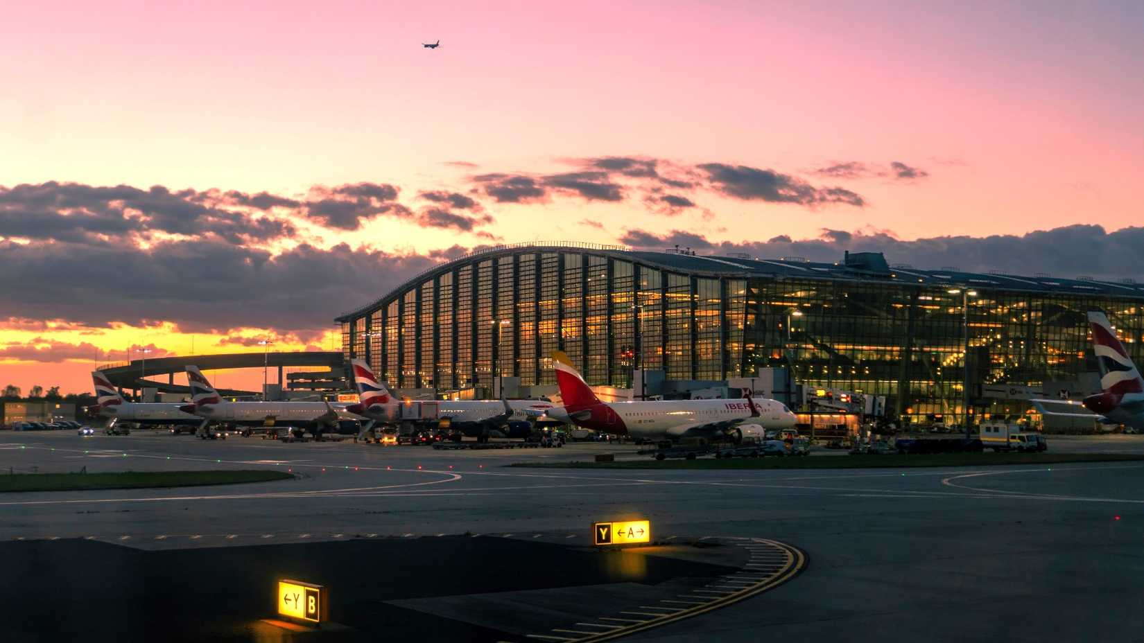 Heathrow T5 At Dusk