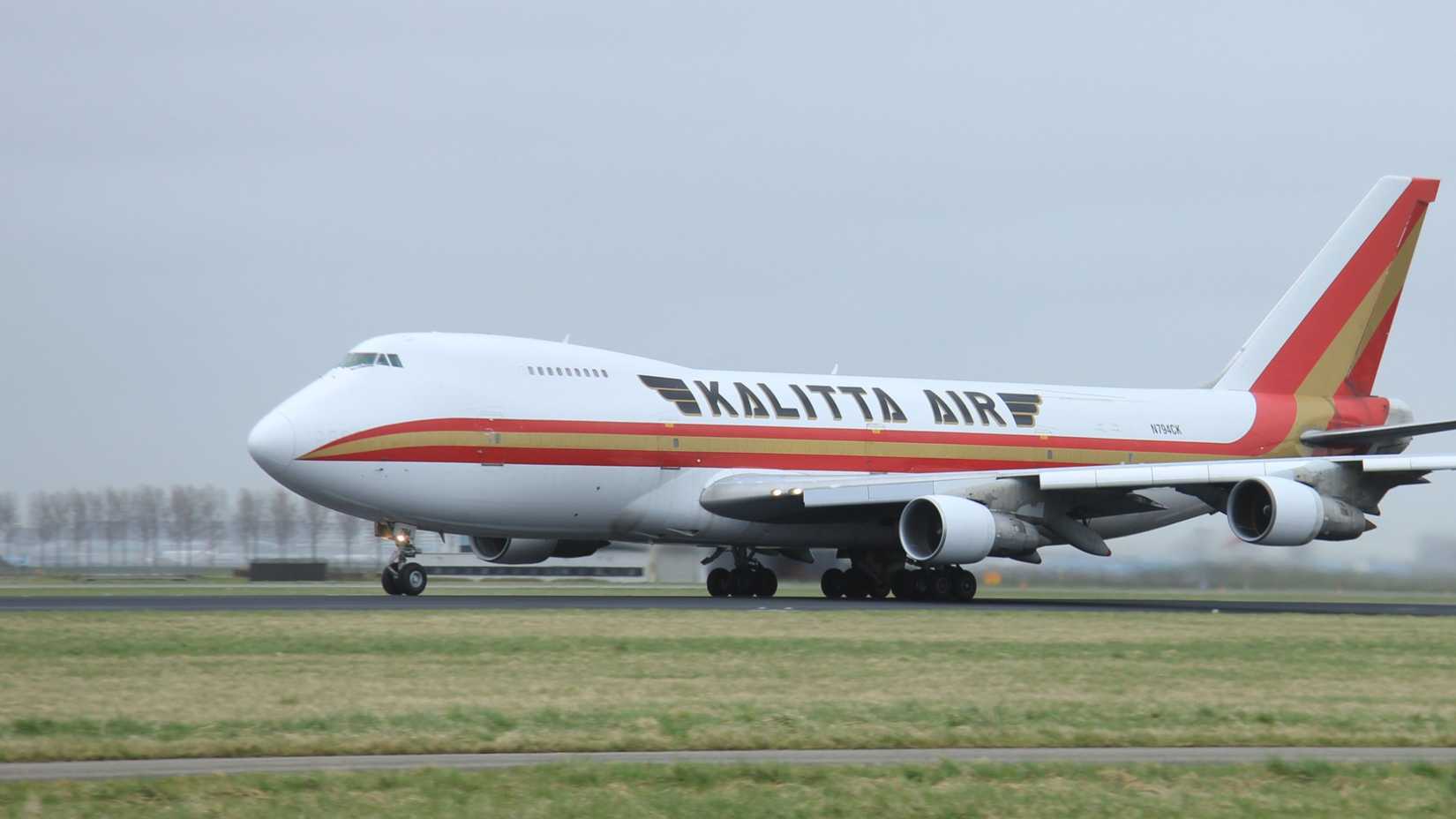 Kalitta Air 747 In Amsterdam