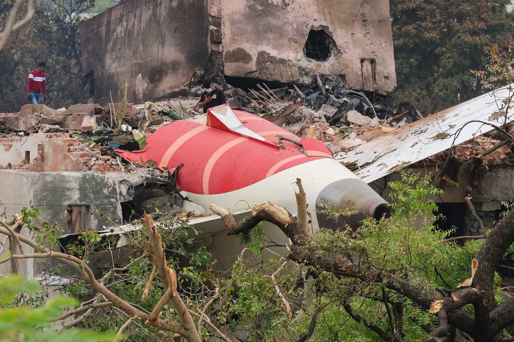 Tail of 787-9 in Air India Crash
