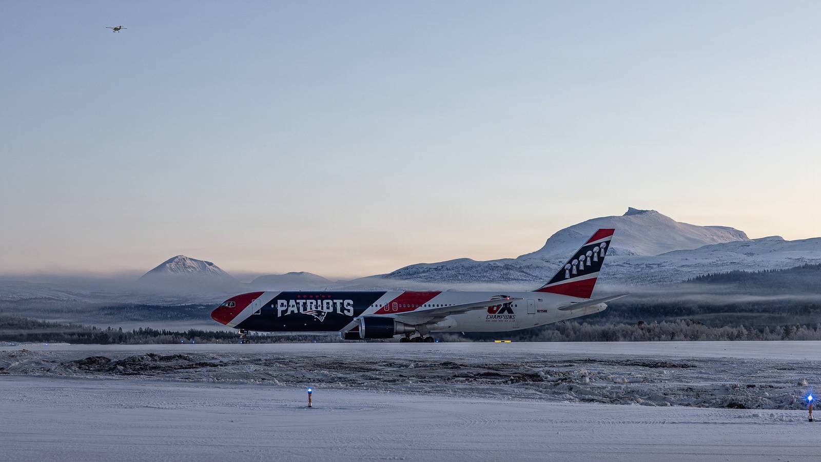 New England Patriots’ Private Boeing 767 Flies US Marines To Norway For NATO Exercise