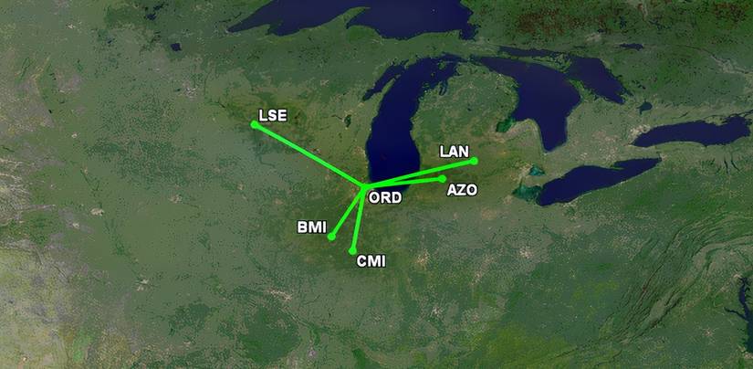 UA's additional cities 