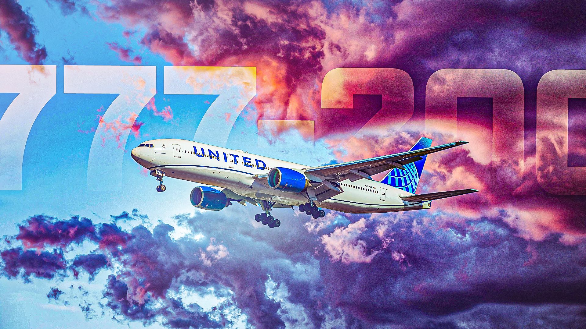 United Airlines Boeing 777-200 Custom Thumbnail