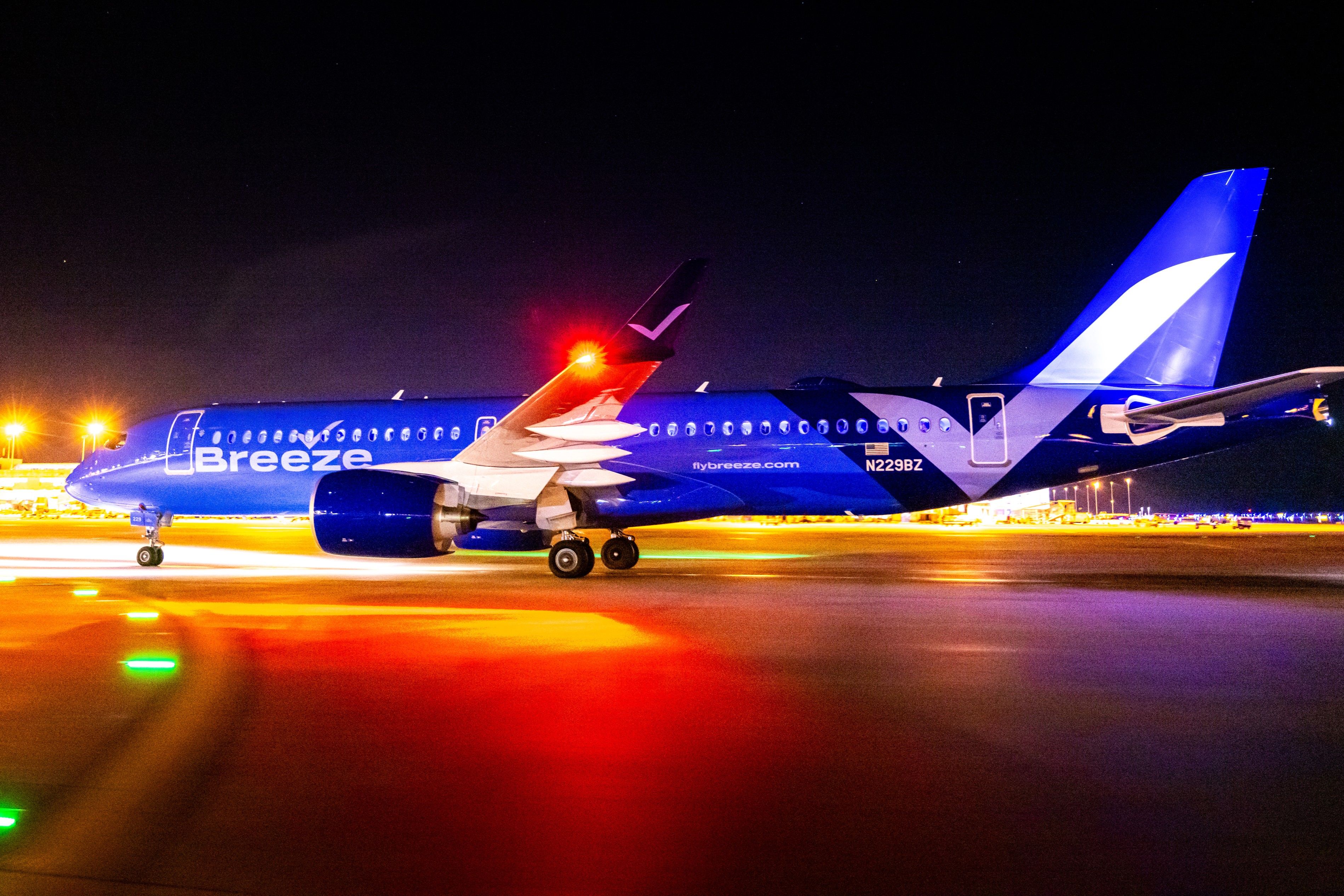Breeze Airways Massive Expansion Launches 38 New Florida Routes Map 051624 Breeze Inaugural 075 