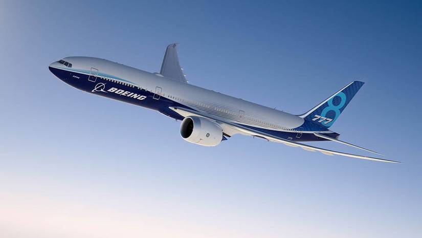 Boeing 777-8 Inflight Rendering