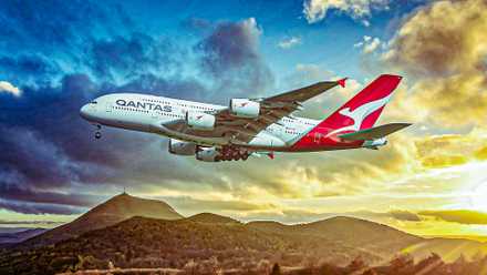 Qantas Airbus A380 custom thumbnail