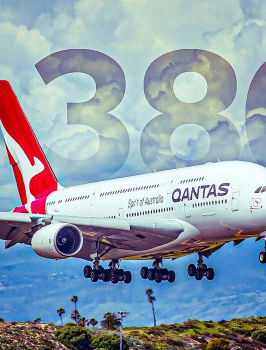 Qantas Airbus A380 Custom Thumbnail