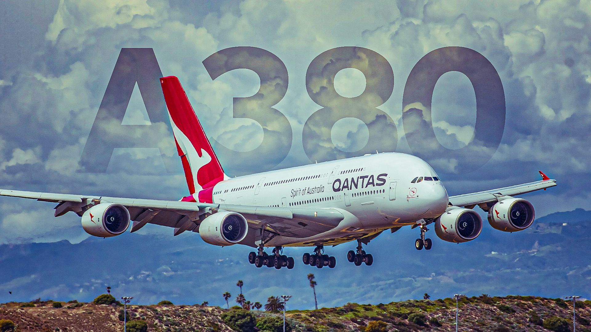 Qantas Airbus A380 Custom Thumbnail