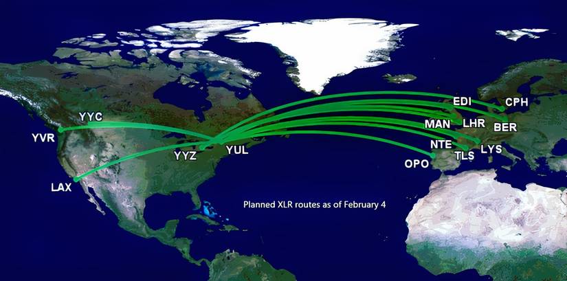 Aircal Routes Air Canada Reveals 2 New Long Airbus A321XLR Routes: Here's Where It's ...