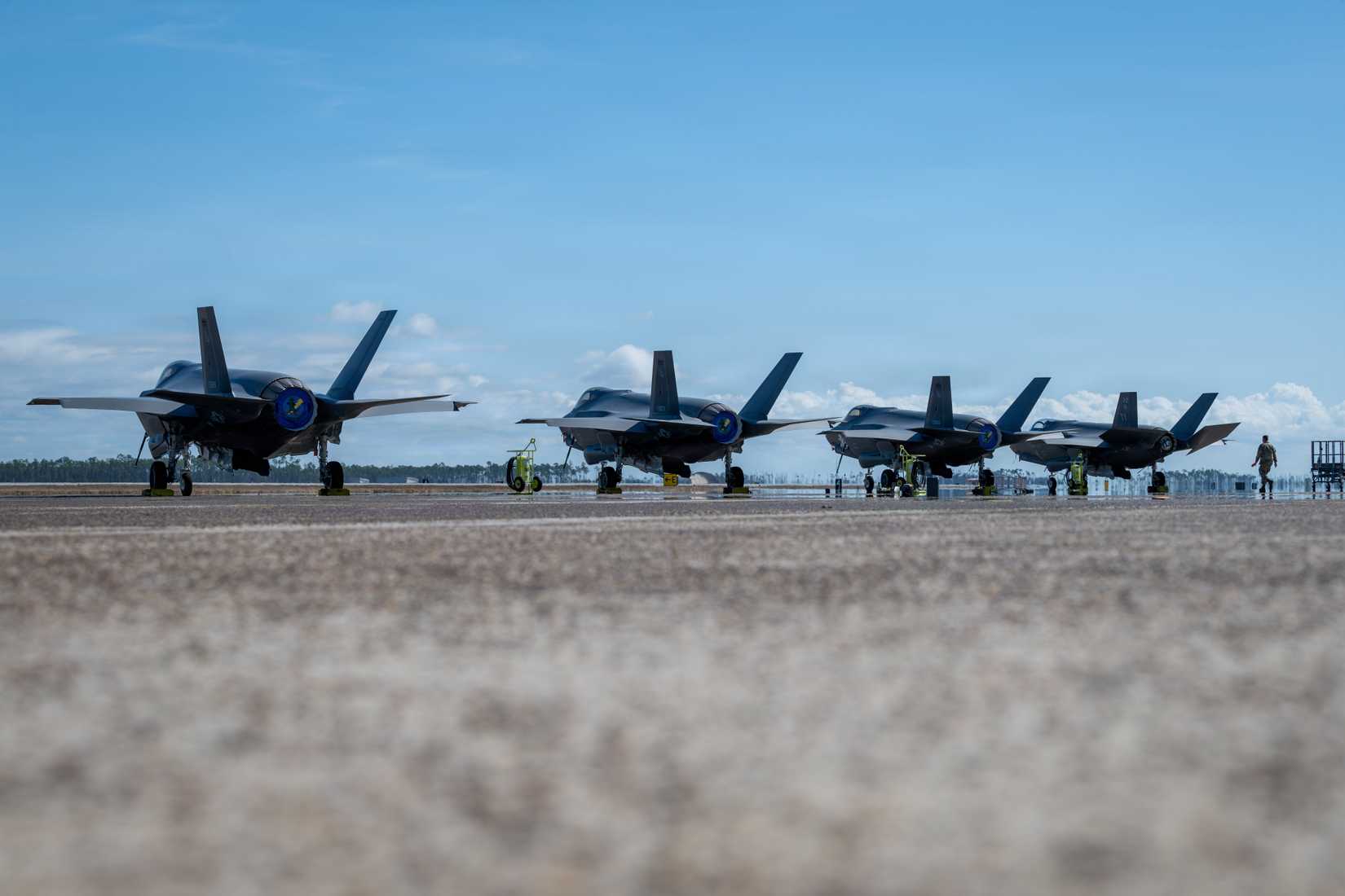 Air Force F-35A Lightning II aircraft assigned to the Florida Air National Guard’s 125th Fighter Wing.