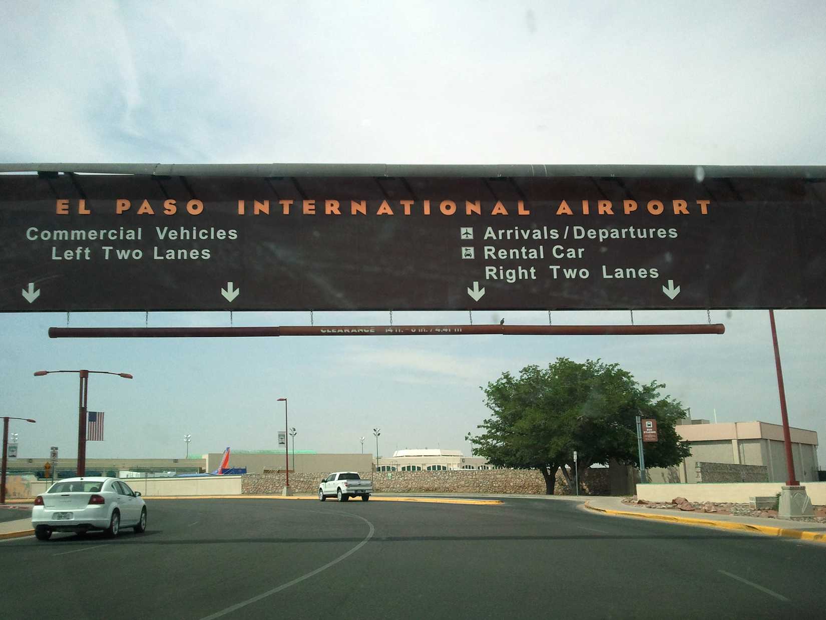 El Paso Airport Entrance