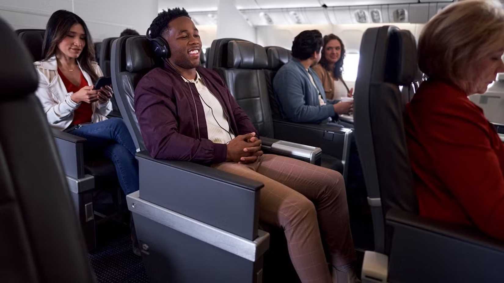 American Airlines Premium Economy Passenger