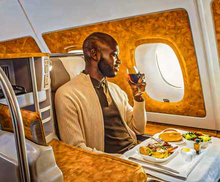 Benefits Of Flying In Emirates' Business Class On The World’s Largest Commercial Aircraft