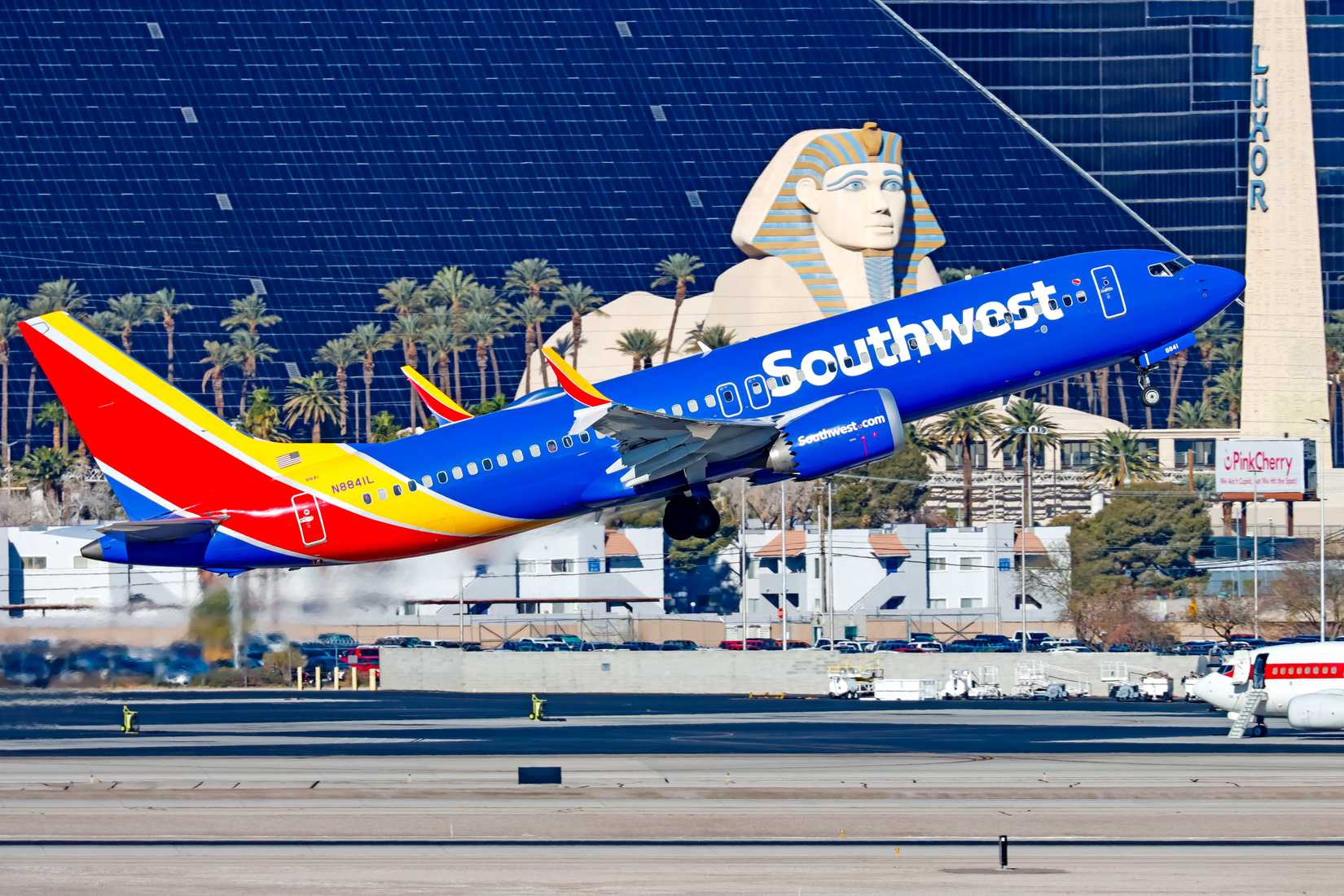 Southwest Boeing 737 MAX 8 Departing Las Vegas