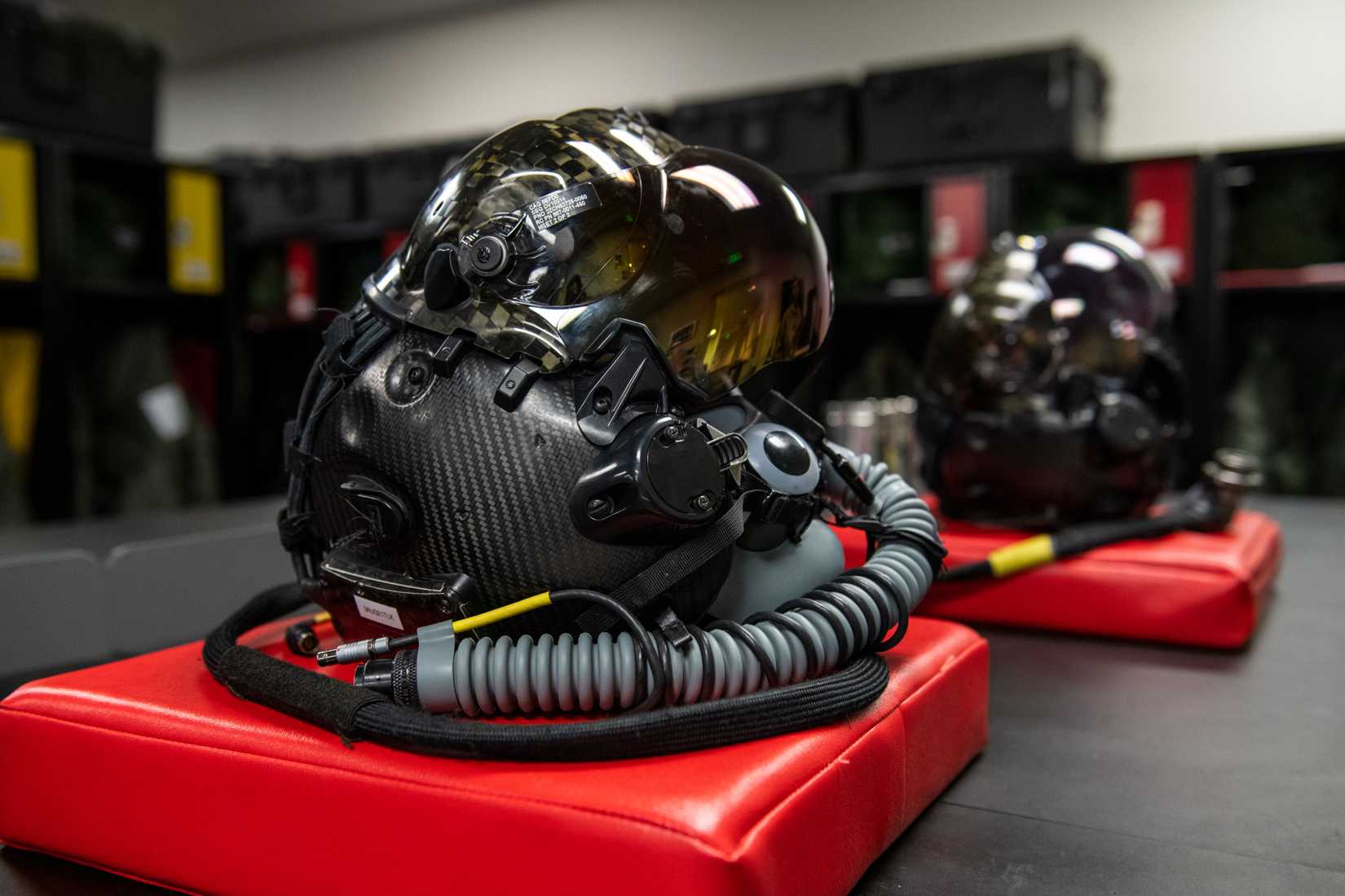 Designed to work with the F-35 Lightning II, the custom-fitted helmet serves to increase pilot responsiveness.