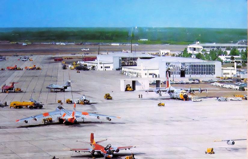 Eglin Air Force Base - Aircraft Parking Apron (Historical Photo) from 1964