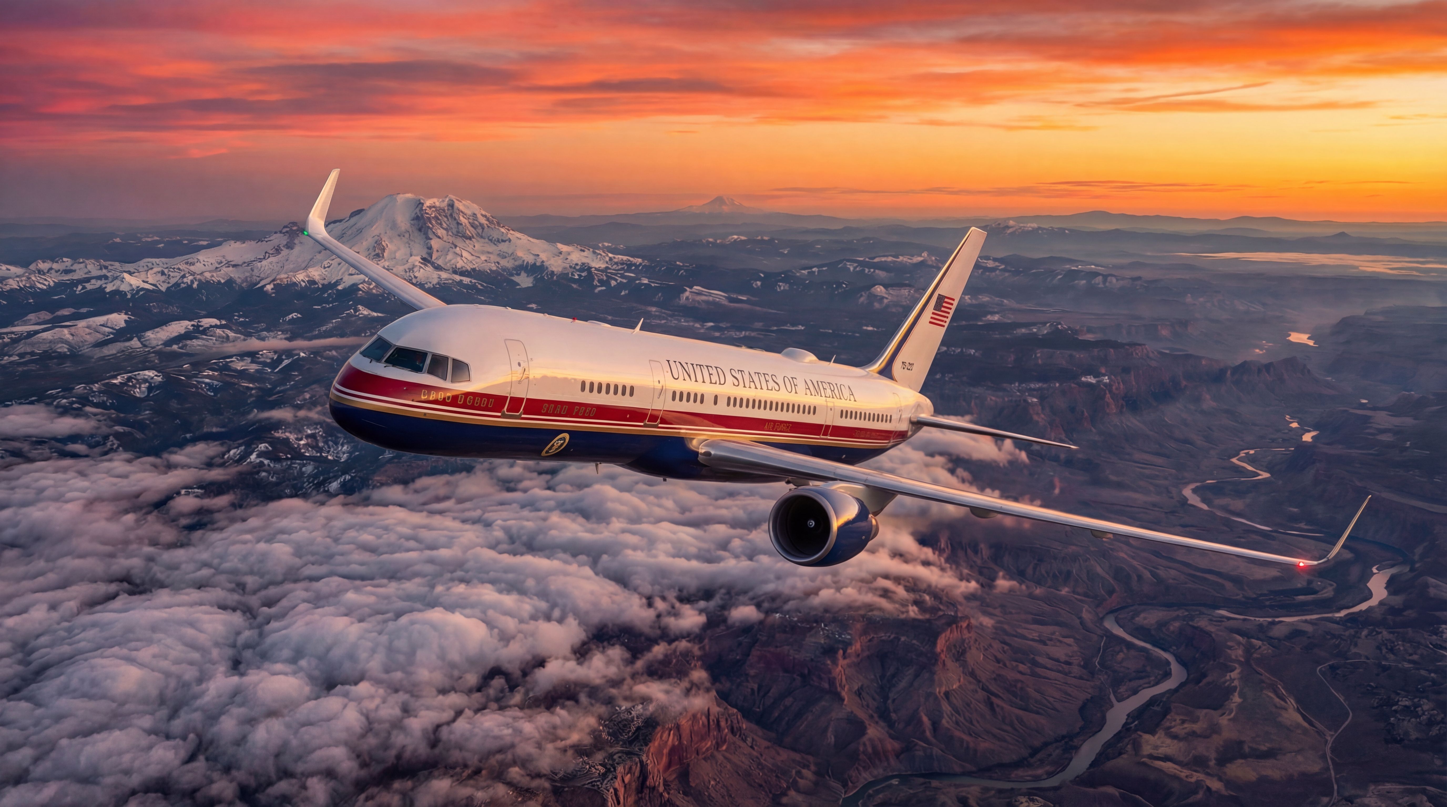 Spotted: C-32 Appears In Trump’s New Air Force One Livery