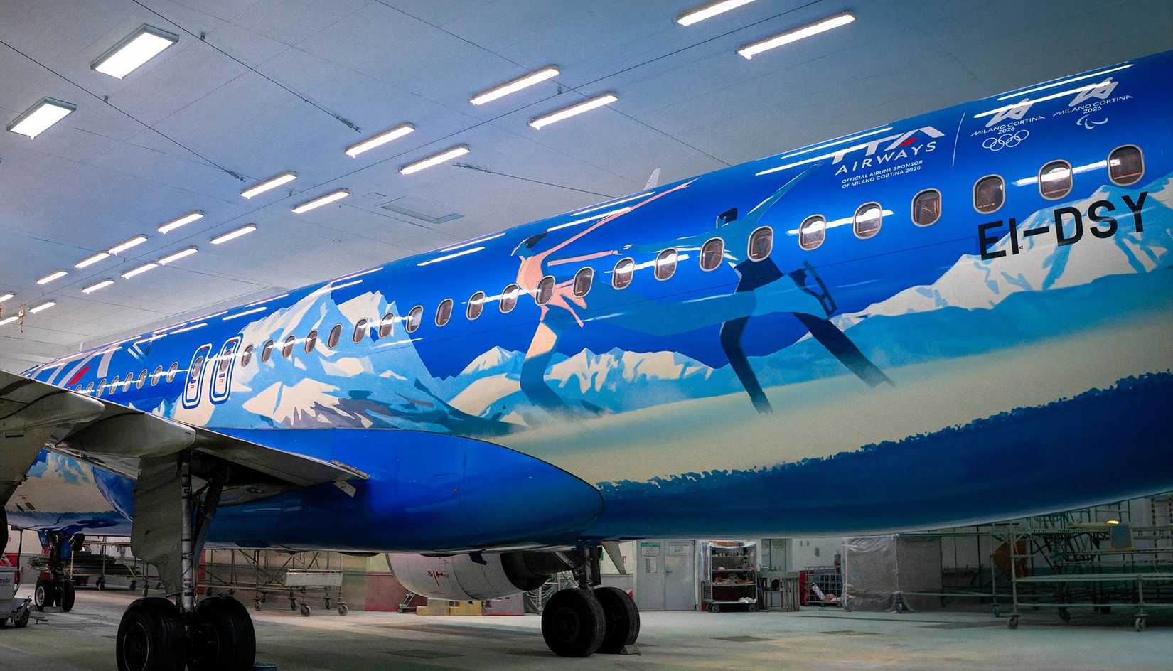 ITA Airways A320 EI-DSY special livery rear