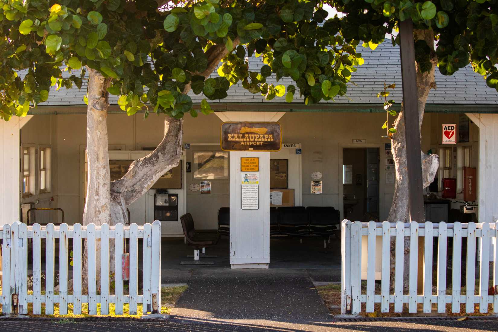 A Look At The Terminal Building Of Kalaupapa Airport