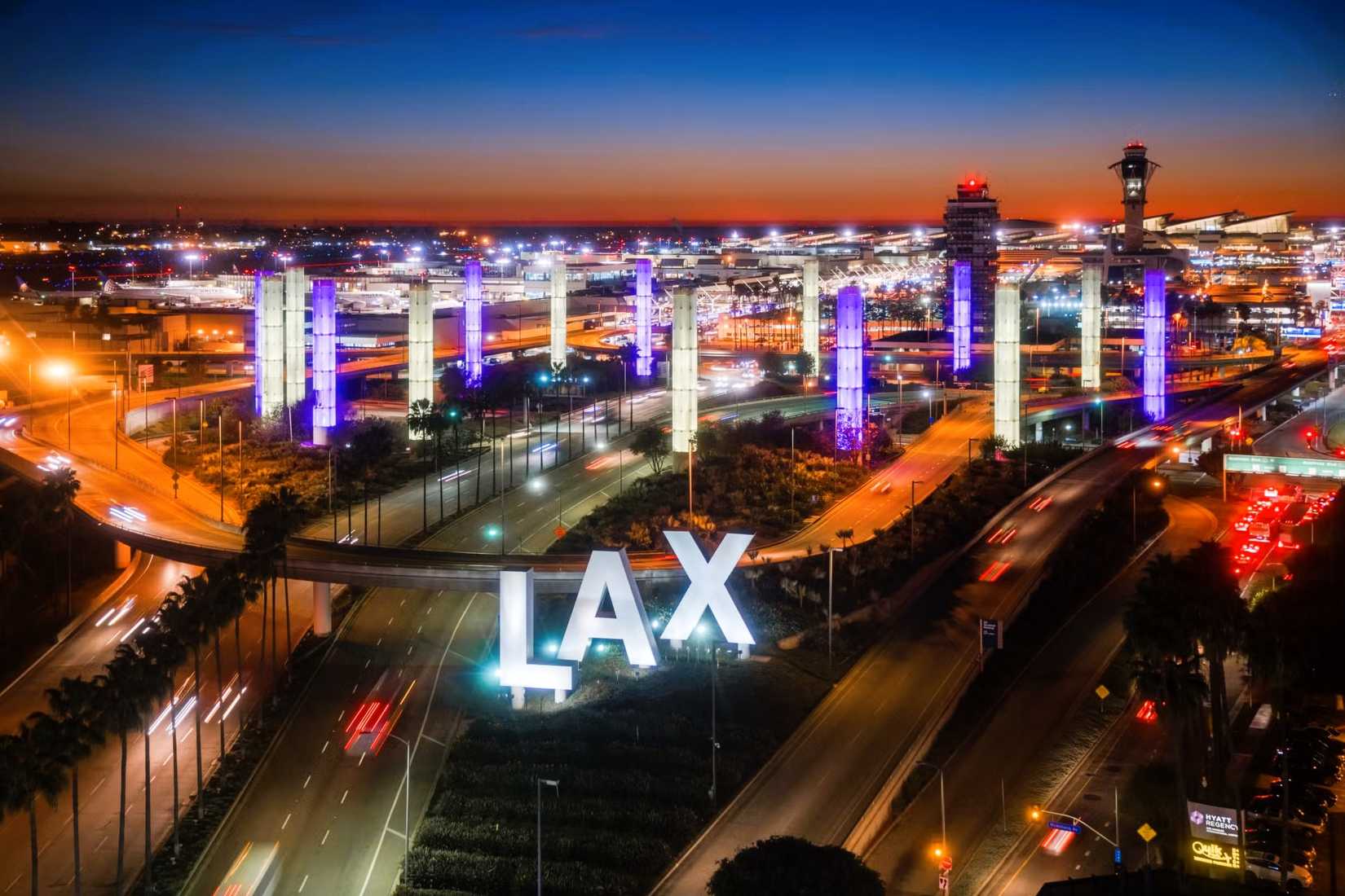 LAX at Night