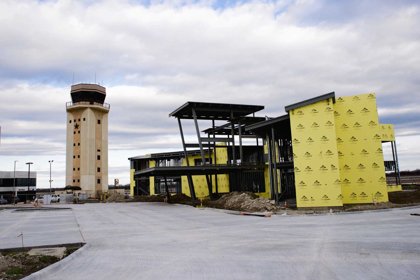 McKinney National Airport under construction