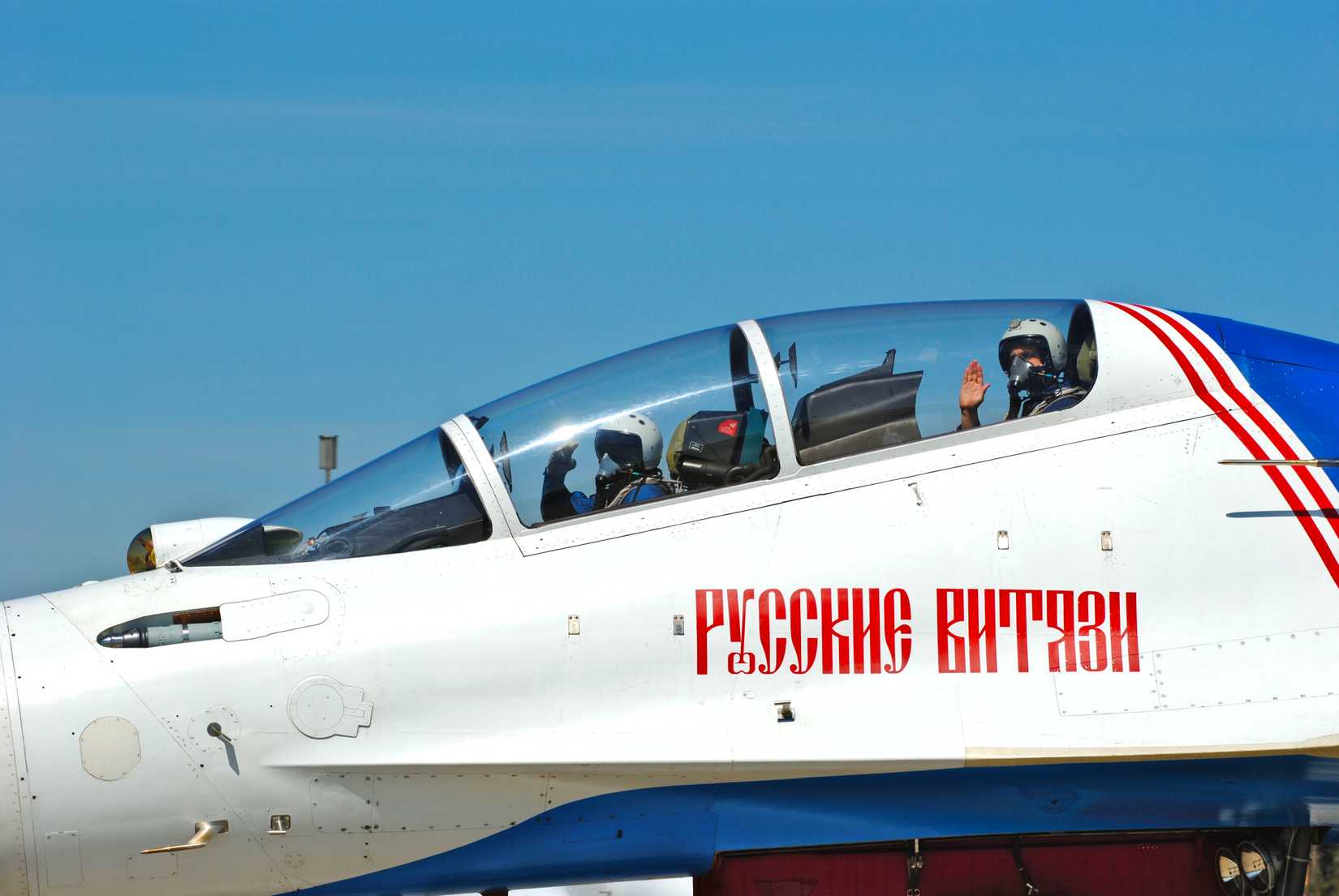 Sukhoi Su-30 of Russian Knights in their homebase, Kubinka, 2018