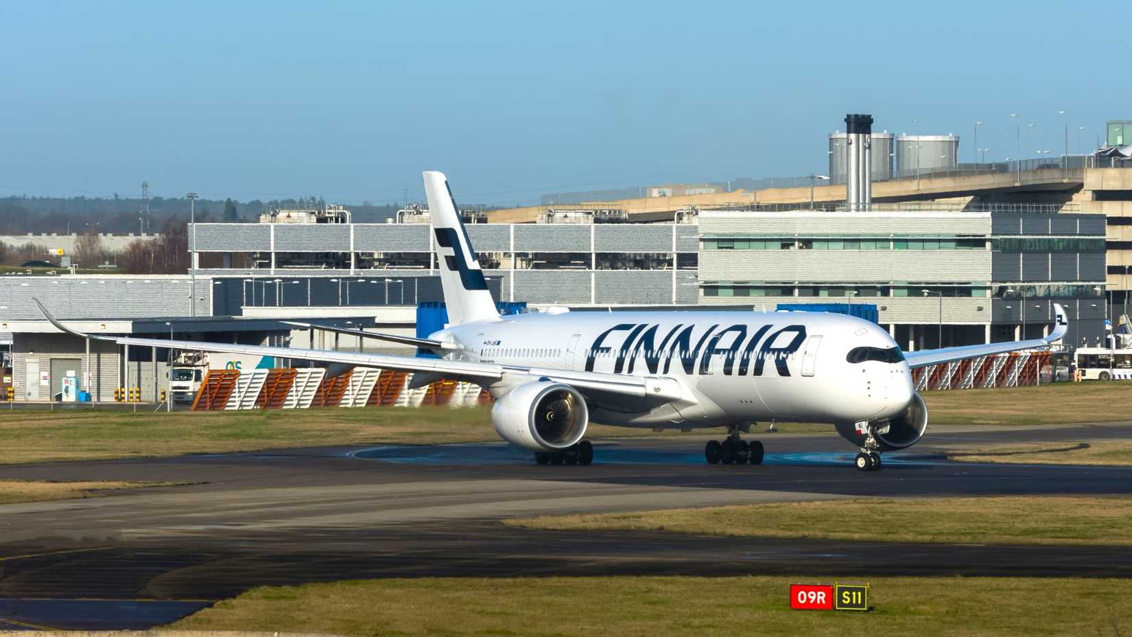 Finnair A350 Taxiing In London