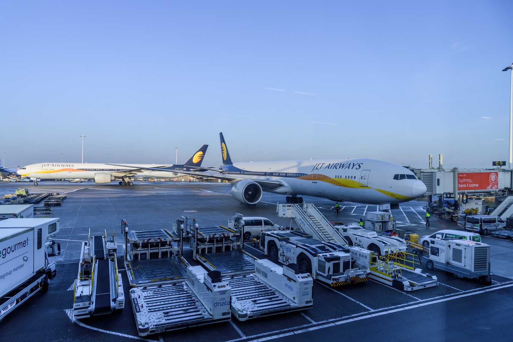 Jet Airways at gate