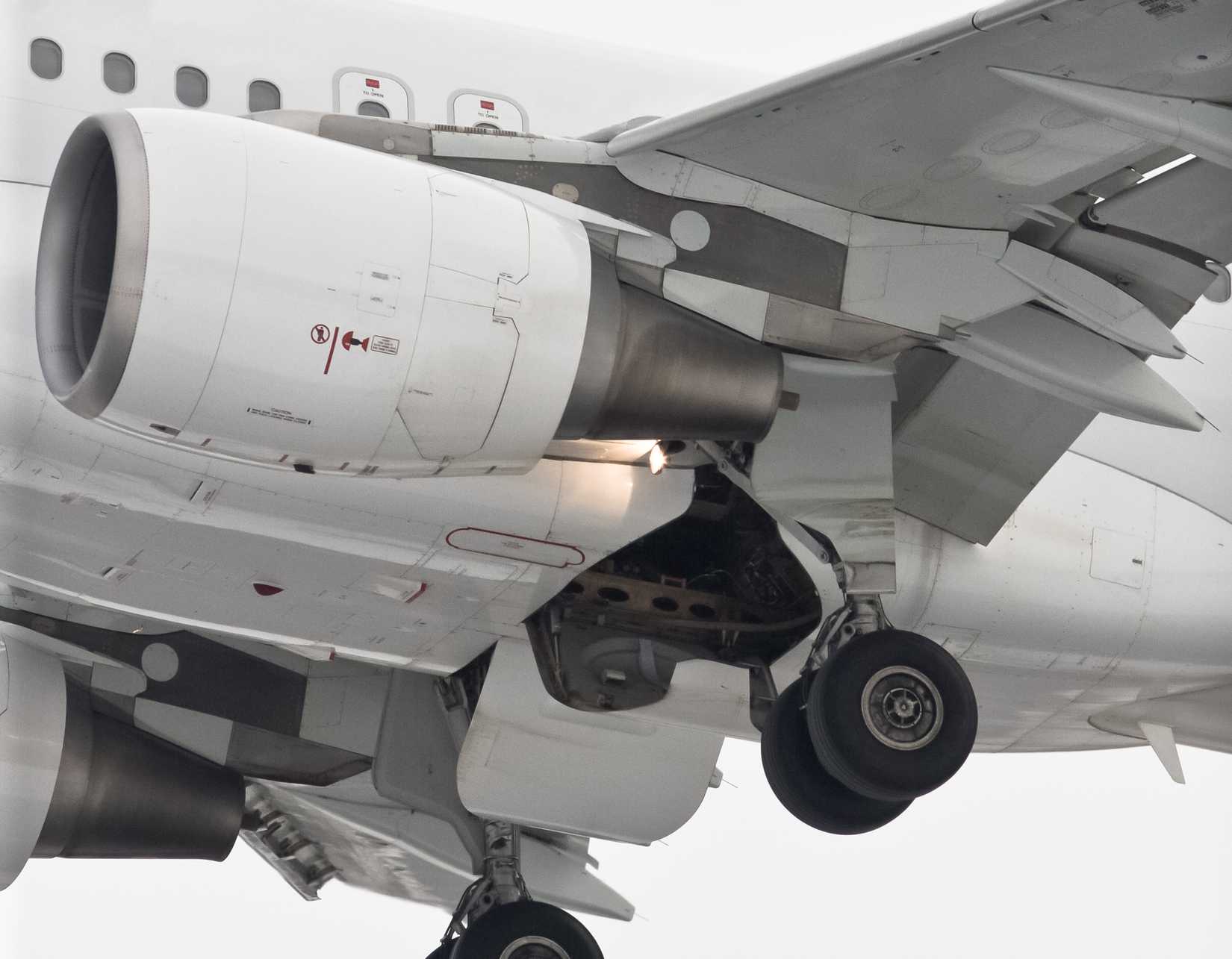 A Look At An Airbus A320's Landing Gear