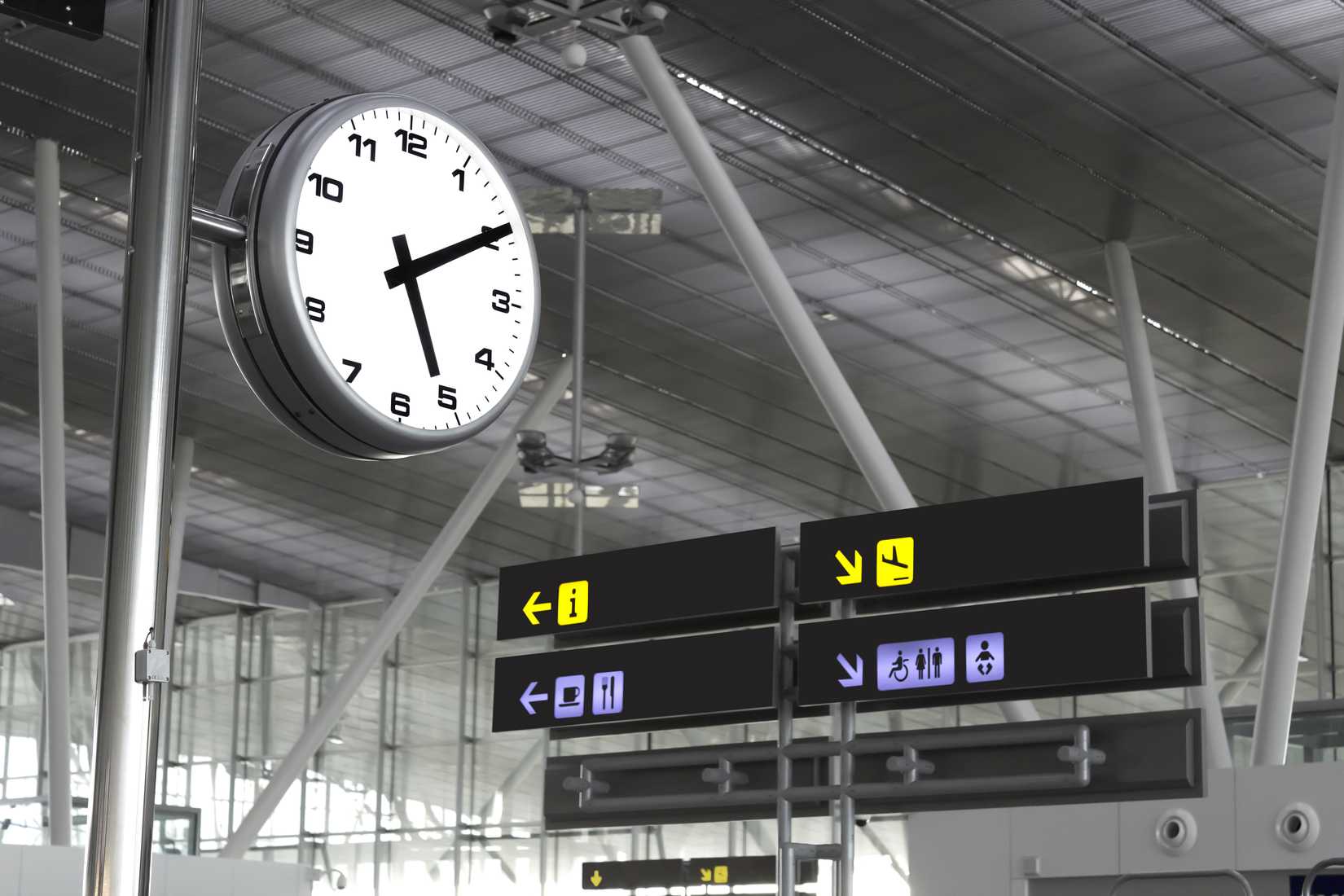 Airport Clock