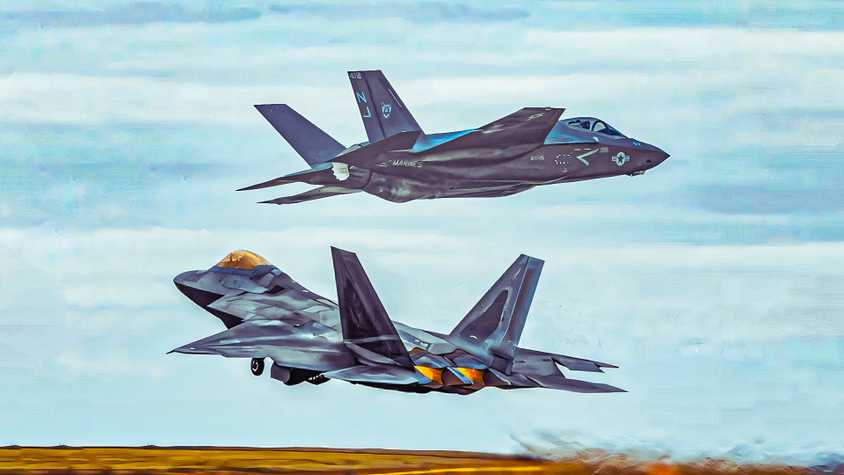 Striking-Differences: F-35 vs F-22