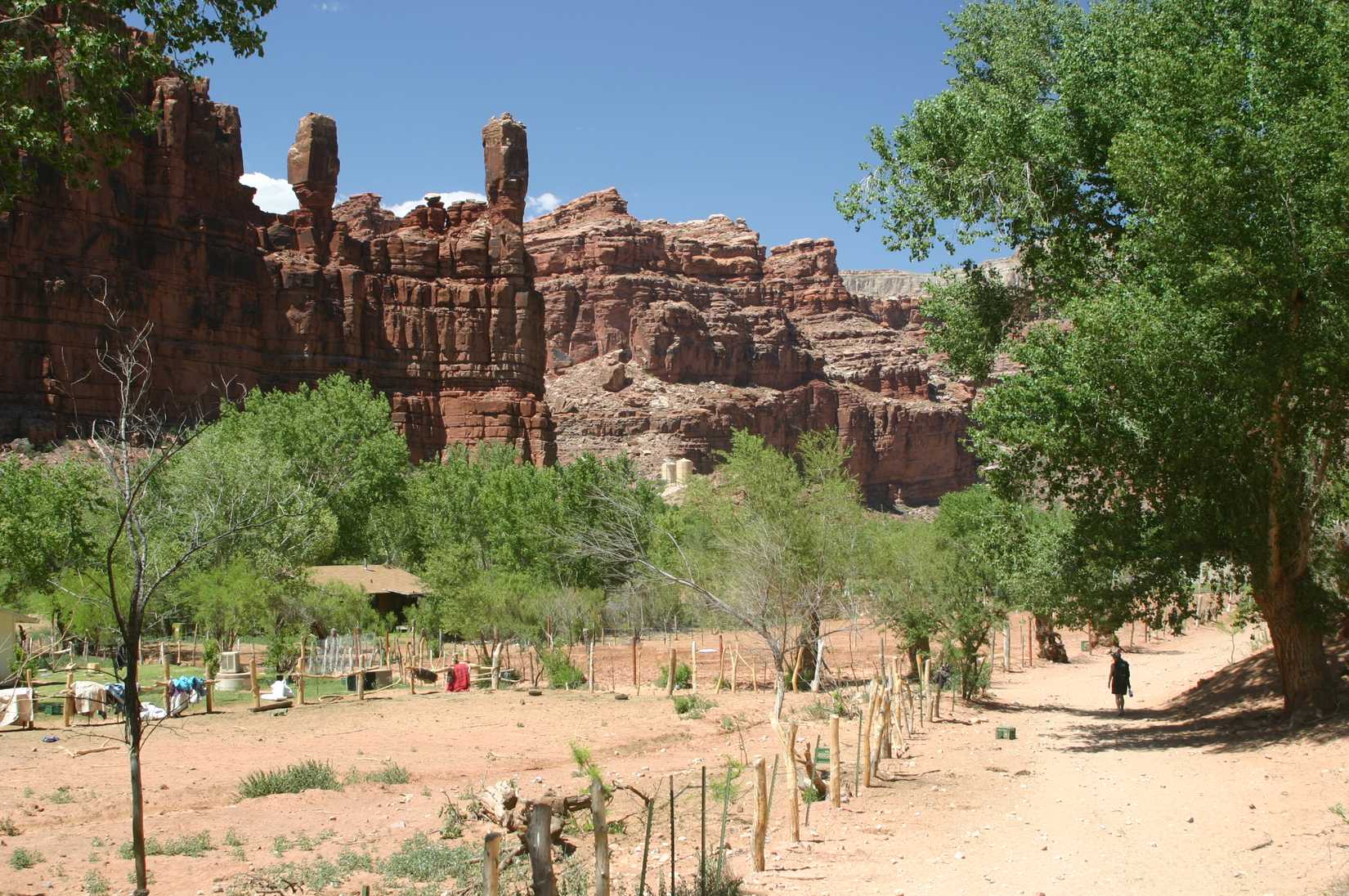 Supai Village, Where The Heliport Is Located