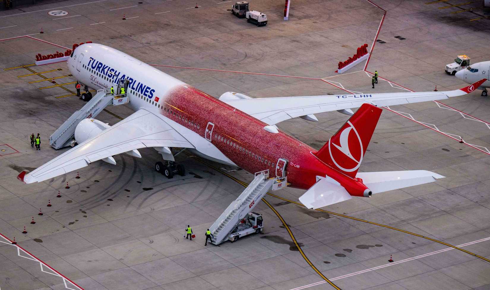 Turkish Airlines Airbus A350 500th Livery