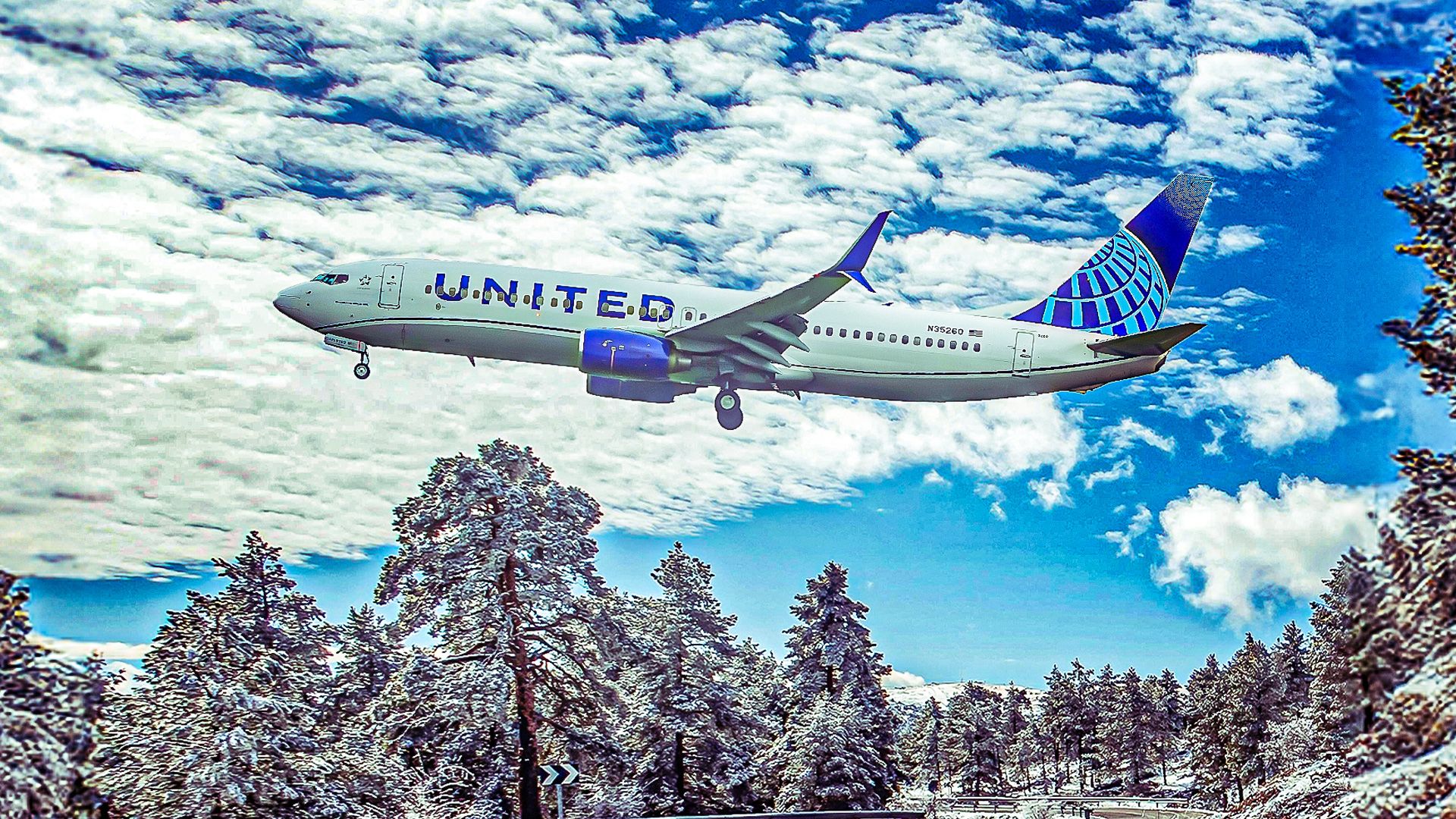 United Airlines Boeing 737-800 Custom Thumbnail