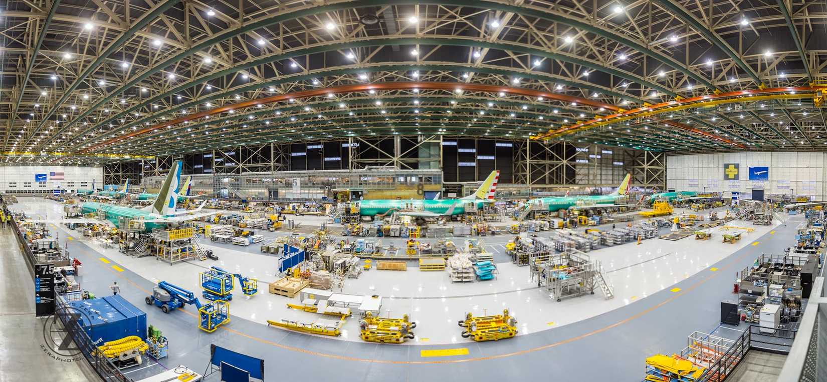 Boeing 737 MAX Assembly Line