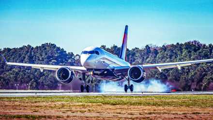 835 - Delta Air Lines Airbus A220 - Delta