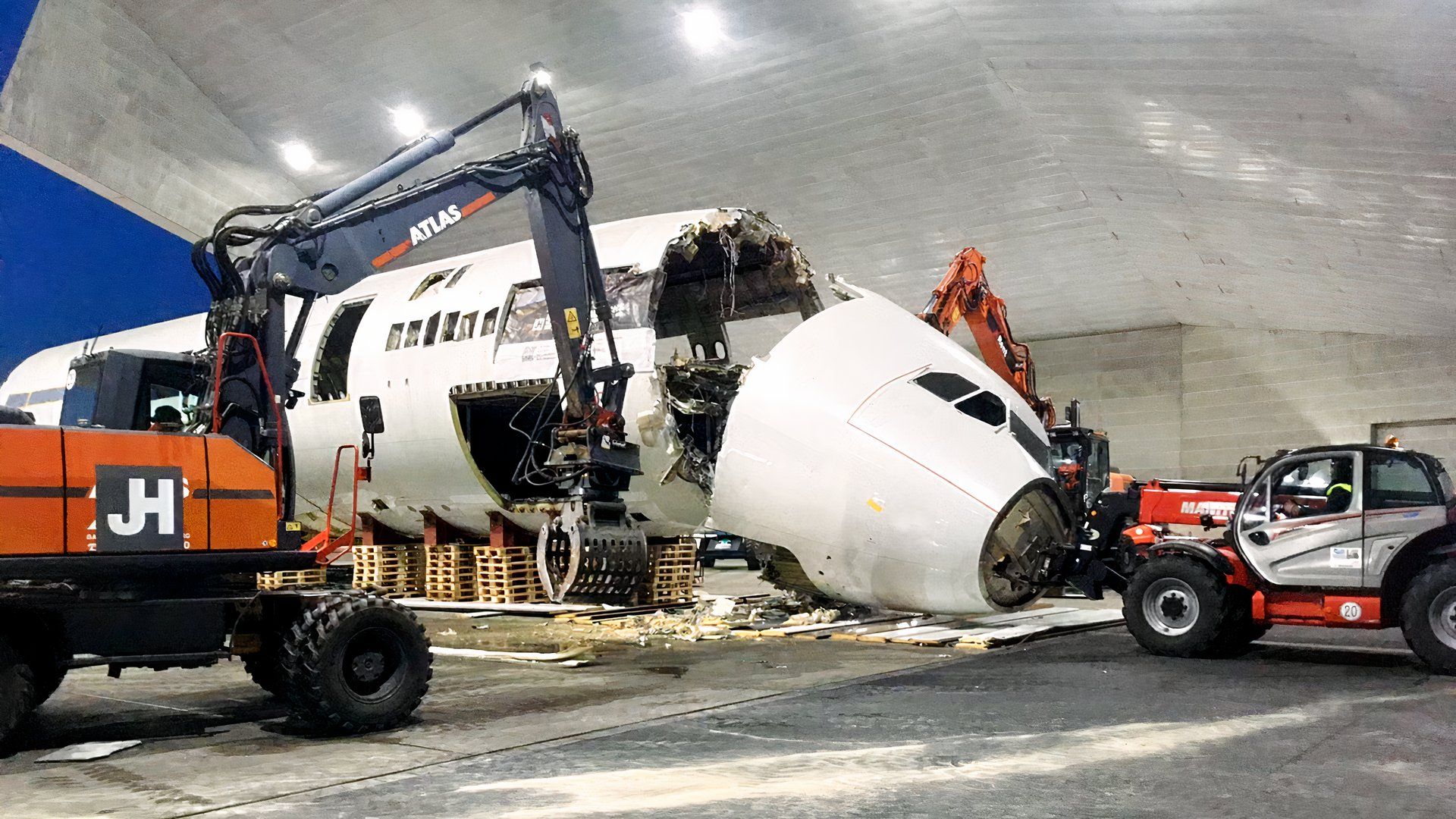 Behind The Scenes: Why This German Company Is Cutting Up Massive Aircraft