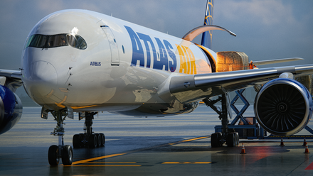 An Atlas Air Airbus A350F