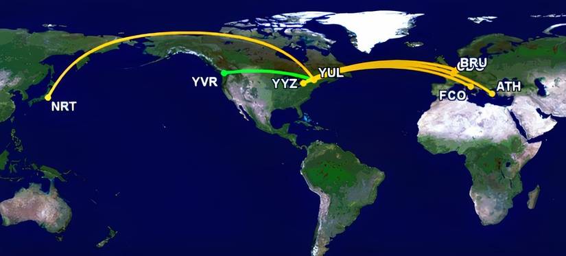 Air Canada's 440-seat 777-300ER network Q3 2026