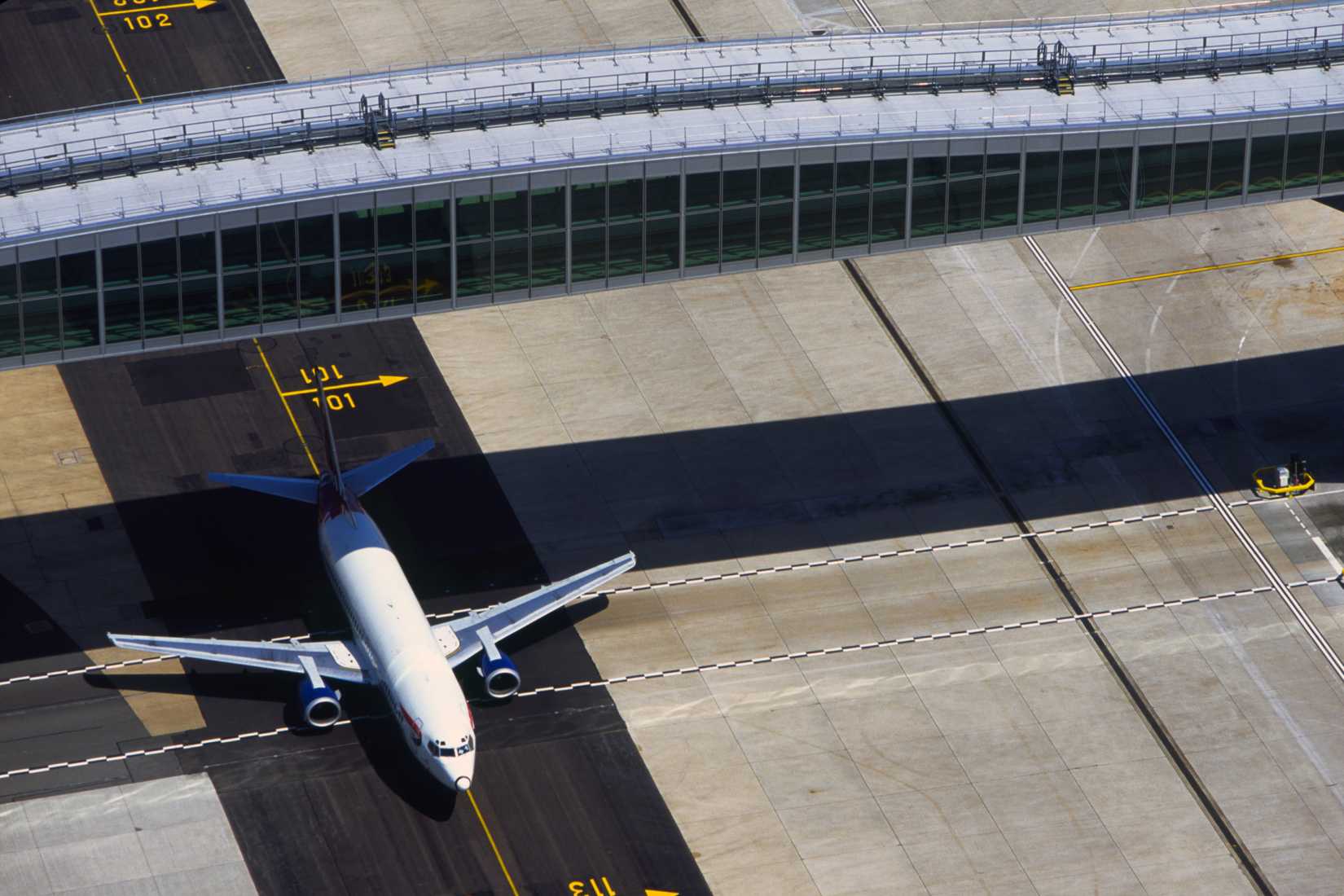 London Gatwick overhead shot